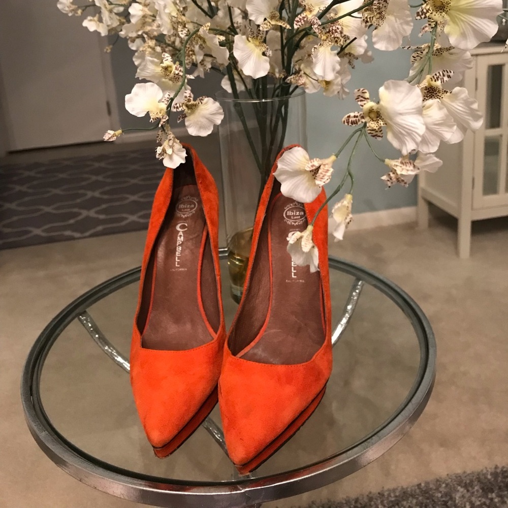Jeffrey Campbell Fuego Suede Pump Stilettos